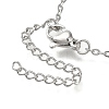 304 Stainless Steel Cable Chain Necklaces NJEW-H040-18P-03-3