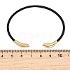 Braided Steel Wire Bangles Making KK-CBA6056-02G-4