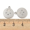 304 Stainless Steel Pendants STAS-L278-026P-3