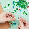 80Pcs Nbeads Lily of the Valley Glass Beads GLAA-NB0001-88-3