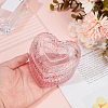Heart Shaped Glass Jewelry Storage Boxes DIY-WH0899-48A-3