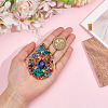 1Pc Alloy Rhinestone Brooches JEWB-MA0001-02A-3