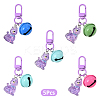 5Pcs Resin Pendant Decorations HJEW-YW00174-02-1
