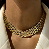 Alloy Panther Chain Choker Necklaces for Women FS-WGFF71B-02-1
