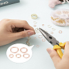 500Pcs 5 Styles Iron Open Jump Rings IFIN-LP0001-40-3