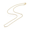 Brass Lumachina Chains Necklace for Women LS-NJEW-P265-34G-2