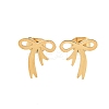 Plating 304 Stainless Steel Stud Earrings for Women EJEW-S233-01G-02-1