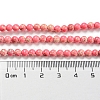 Synthetic Imperial Jasper Dyed Beads Strands G-D077-A01-02-5