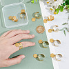 304 Stainless Steel Open Cuff Finger Rings RJEW-UN00013-2
