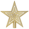 Star Plastic Christmas Tree Topper Ornaments AJEW-WH20004-17A-1