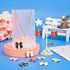 10Pcs 5 Colors Spray Painted Alloy Pendants FIND-TA0005-16-6
