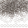 1000Pcs 304 Stainless Steel Split Rings STAS-ME0002-56-1