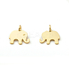 Brass Charms X-KK-E788-12G-1