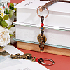 2Pcs Alloy & Brass & Iron Pendant Decorations KEYC-FH0001-58B-4
