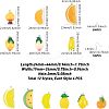 SUPERFINDING DIY 24 Pairs Fruits Themed Earring Making Kits DIY-FH0002-08-2