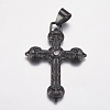304 Stainless Steel Big Pendants STAS-K171-33B-1