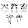 50Pcs 5 Styles Tibetan Style Alloy Charms FIND-SC0016-15-5