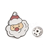 Christmas Theme Zinc Alloy Enamel Pin Brooch for Backpack Clothes JEWB-R003-02EB-09-3