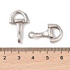 Non-Tarnish 304 Stainless Steel Hook Clasps STAS-C109-24P-3