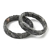 Natural Map Stone Beads Stretch Bracelets for Women Men BJEW-C097-06-10-1
