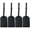 CutHollow 4Pcs PU Leather Luggage Tag OFST-CL0001-01A-03-1