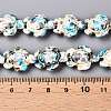 Synthetic Turquoise Dyed Beads Strands G-P507-05A-4-3