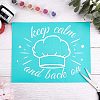 Self-Adhesive Silk Screen Printing Stencil DIY-WH0173-026-5