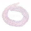 Transparent Painted Glass Beads Strands DGLA-A034-T1mm-A05-5