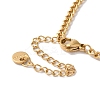 304 Stainless Steel Micro Pave Cubic Zirconia Link Bracelet for Women LS-BJEW-C070-03A-G-4