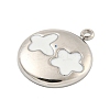 304 Stainless Steel Pendants STAS-L080-014P-01-2