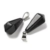 Natural Obsidian Pointed Pendants G-B127-15P-01-2