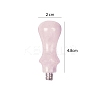 Natural Rose Quartz Wax Seal Stamps Handle PW-WG78963-02-1