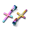 Ion Plating(IP) 304 Stainless Steel Pendants STAS-P253-09MC-2