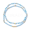 2Pcs Glass Seed Beaded Stretch Bracelets Sets for Women BJEW-MZ00296-02-2