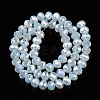 Electroplate Glass Beads Strands EGLA-A044-J8mm-B06-3