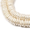 Electroplated Shell Pearl Beads Strands BSHE-B009-E01-2x7mm-3