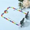 Personalized Acrylic Cable Chain Necklaces X-NJEW-JN02899-04-5