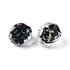 Handmade Foil Glass Beads FOIL-N029-10A-3