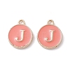 (Defective Closeout Sale Border damaged) Golden Plated Alloy Enamel Charms LS-ENAM-XCP0001-20J-2