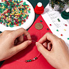 Christmas Themed Transparent Acrylic Beads MACR-SP0001-30A-3