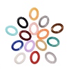 Oval Imitation Gemstone Acrylic Linking Rings OACR-R022-M-1