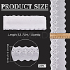 15 Yards Cotton Embroidery Hollow Flower Lace Trim OCOR-WH0003-047B-2