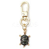 3Pcs 3 Colors Tortoise Alloy Enamel Pendant Decoration KEYC-JKC00938-4