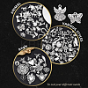 100Pcs 100 Styles Tibetan Style Alloy Charms TIBEP-YW0002-01-4