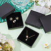 12Pcs Square Cardboard Necklace Box CBOX-NB0001-30-4