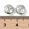 Brass Micro Pave Cubic Zirconia Beads KK-P283-22P-3