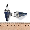Dyed Natural Lapis Lazuli Pendants G-F777-06P-02-3