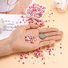 Opaque Glass Round Seed Beads GLAA-TAC0025-07B-04-5