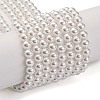 Baking Paint Pearlized Glass Pearl Round Bead Strands PEAR-H019-02A-04-1