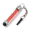 Iron Plastic Bullet Shaped Capacitive Stylus Silicone Touch Screen Pen HJEW-G014-01C-1